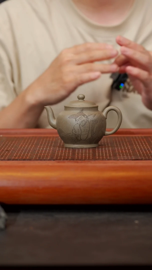 茶壶紫砂26宜兴紫砂-空山造器 TZ  宫灯济颠