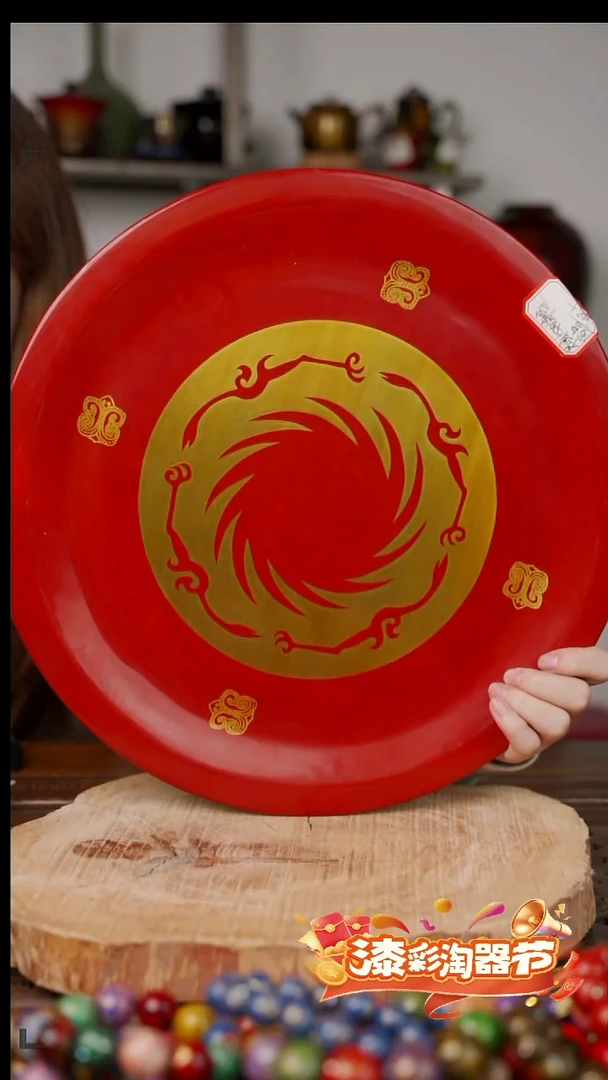 雕银丝光太阳神鸟圆盘