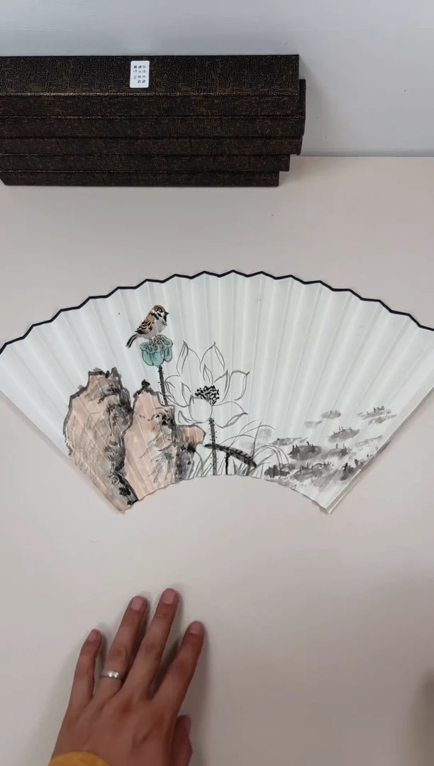 扇子18方20排口师韵扇面