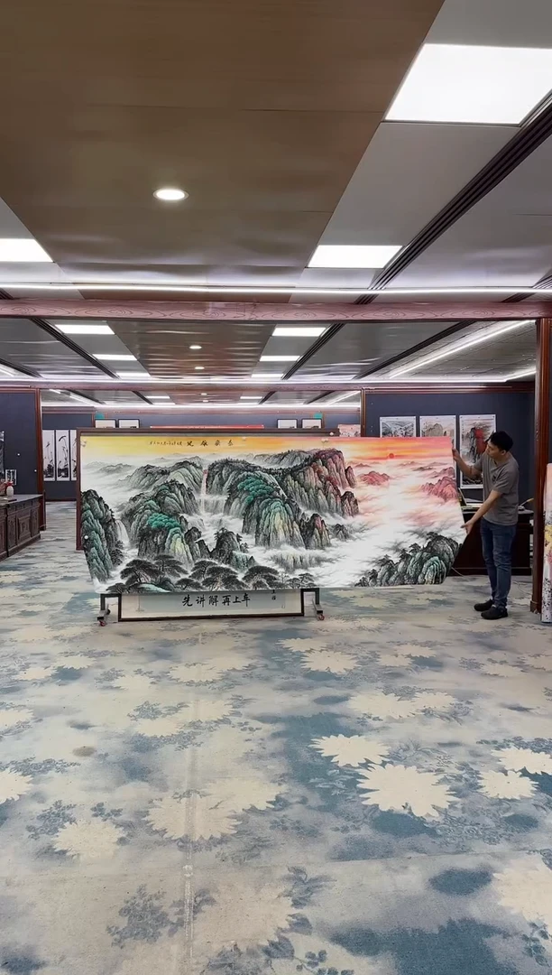 国画Z王红兵-山水国画-大丈二