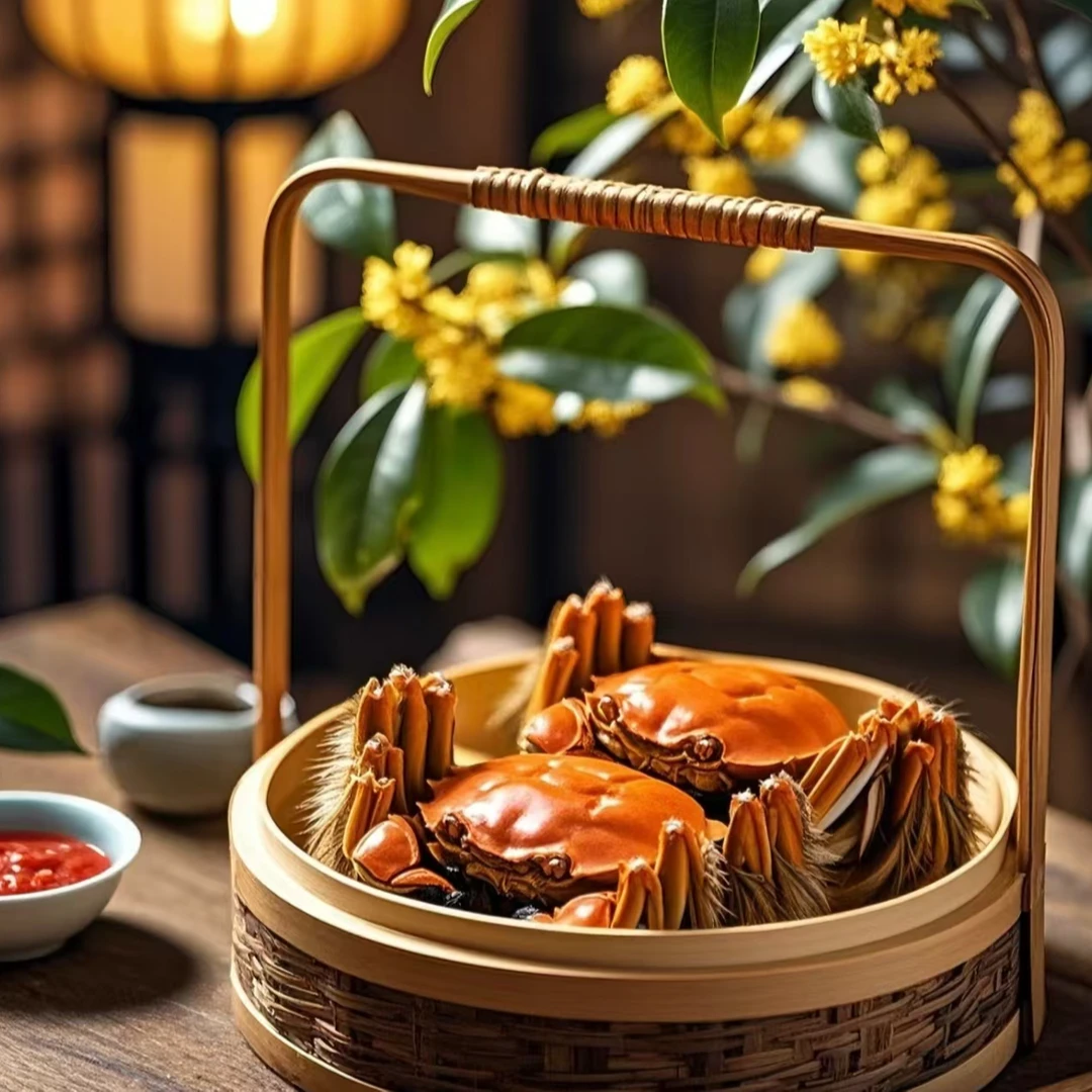 【河蟹】公蟹，鲜甜爽口，蟹肉鲜嫩