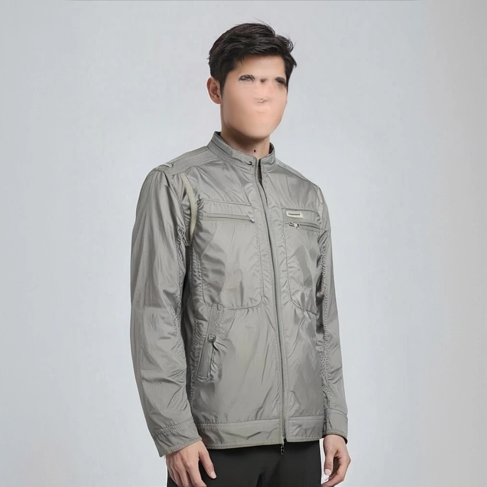 长袖男拉链夹克短款时尚男款运动