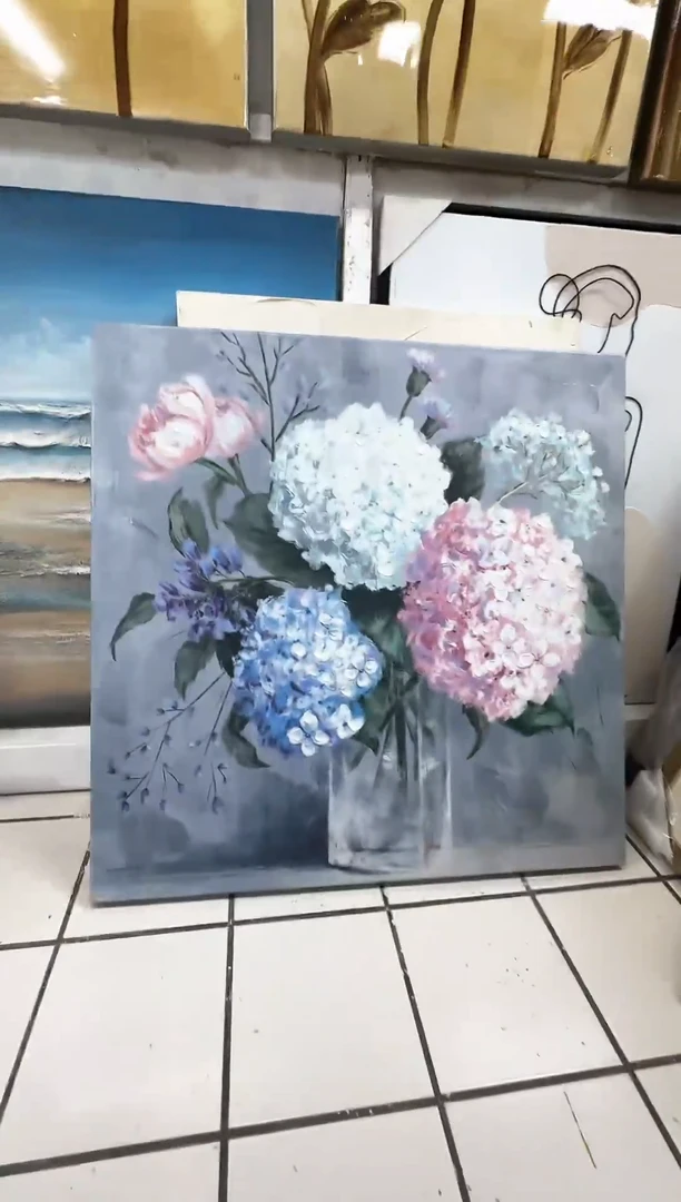 168现代艺术装饰画油画75cm*75cm