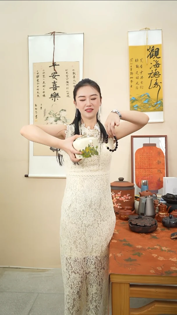 千里江山赠碧螺春送手串