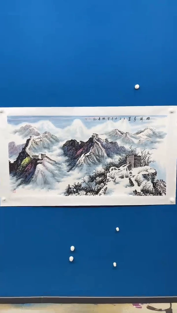 国画张-展览原作雪景/无框/W