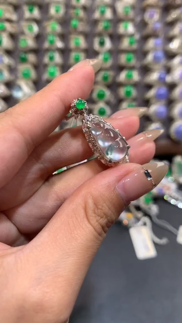 定制翡翠未镶嵌天然缅甸A货翡翠  7.16