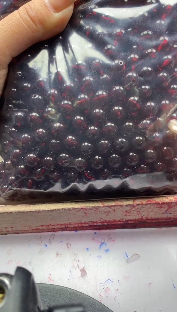 【闪购商品】蜜蜡颈饰未镶嵌w1473血*珀蜜蜡10mm*10颗