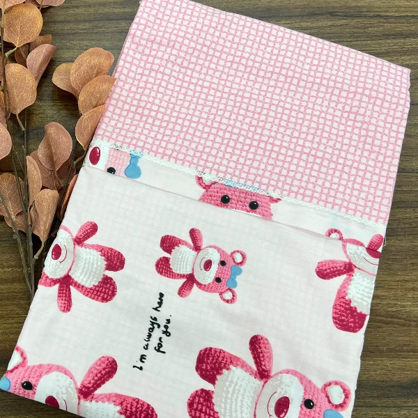 【胡胖】1.8*2.2全棉斜纹双人被套被罩