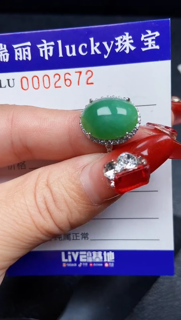 【闪购商品】翡翠颈饰银S925镶嵌2672