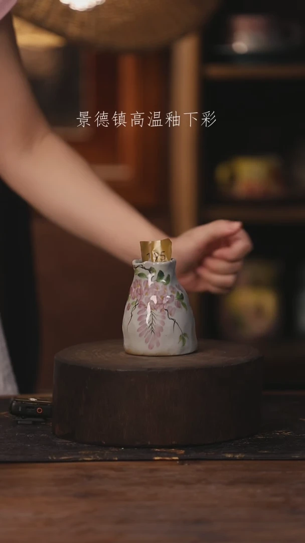 陶瓷景德镇高温釉下手绘陶瓷195