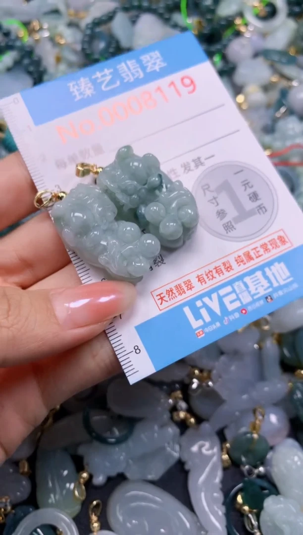 颈饰未镶嵌翡翠8119