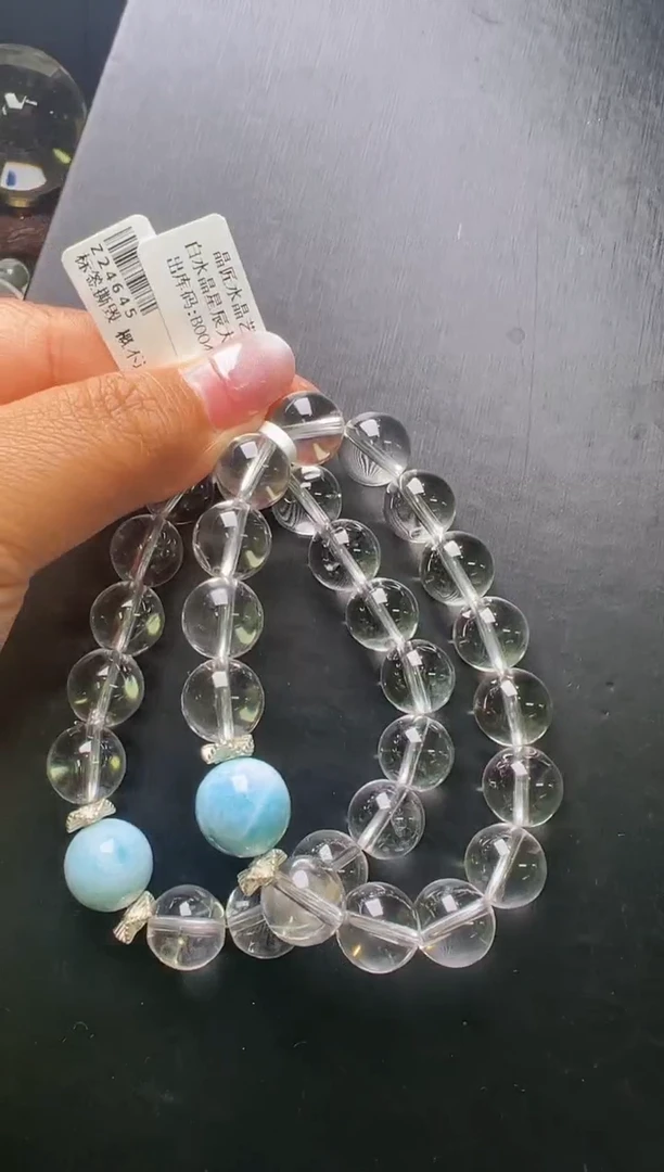 水晶手串未镶嵌白水晶星辰大海手串多样性发一 Z24645