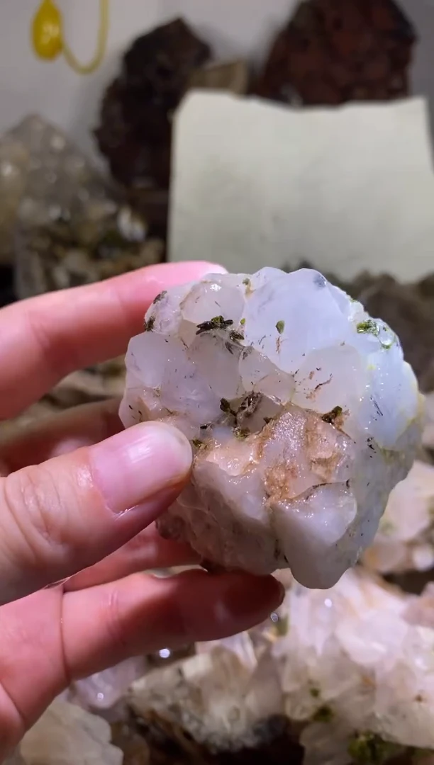 未镶嵌珠宝半成品水晶7号146g四川超七花园水晶