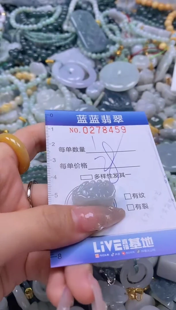 翡翠未镶嵌颈饰闪购0278459