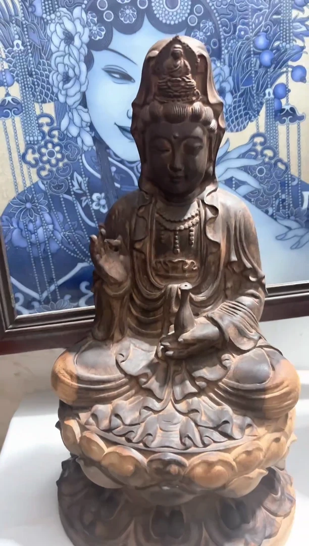 【闪购商品】香榧木木雕欢迎老师来我家，假一赔三