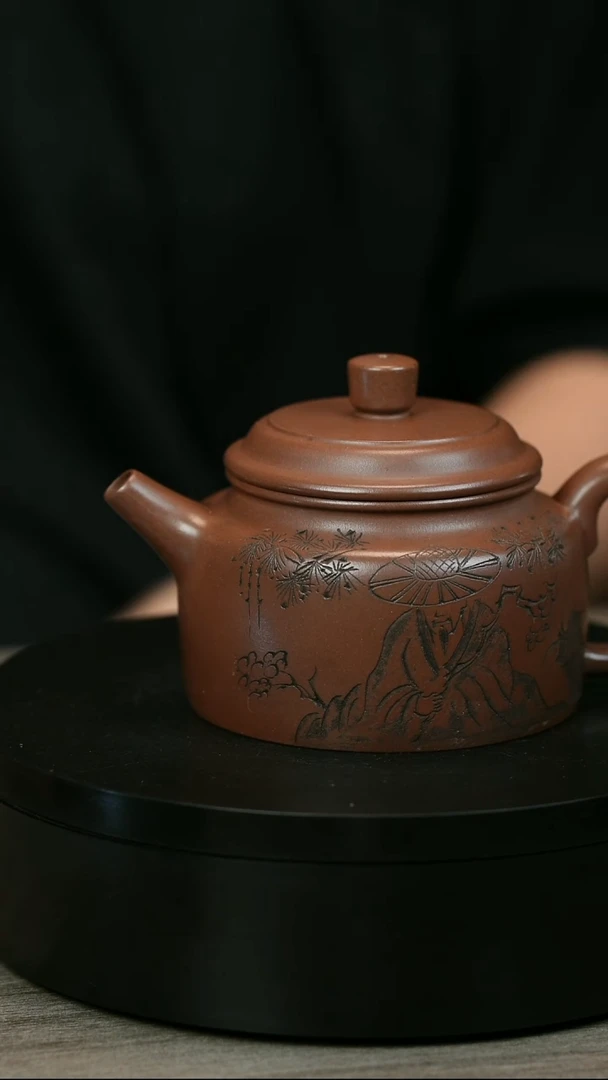 茶壶紫砂哦**贝H1719余海燕底槽清草帽德中