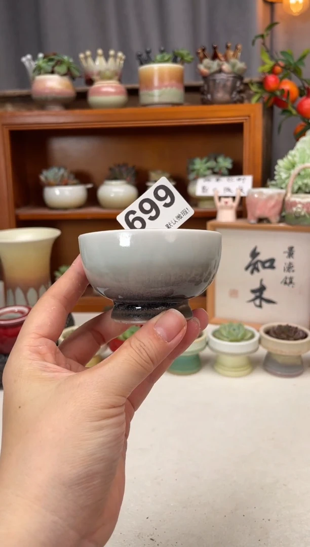 瓷片699知木小芳花盆