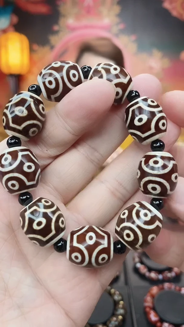 【闪购商品】玛瑙/玉髓未镶嵌手串玛瑙九眼手串