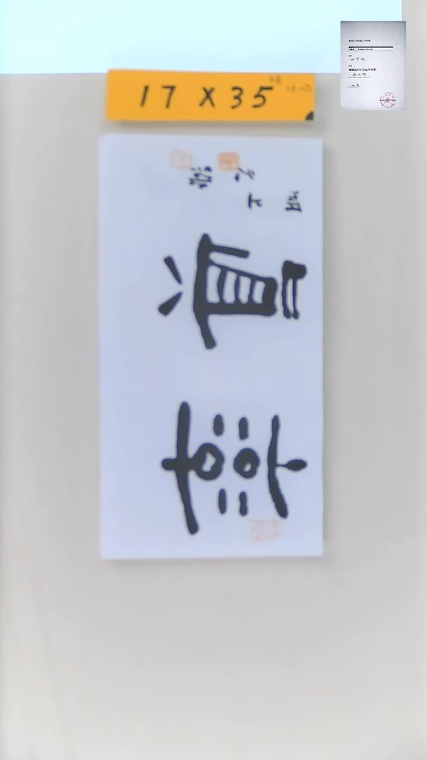 【闪购商品】书法江孝龙书法率真17*35（无框）