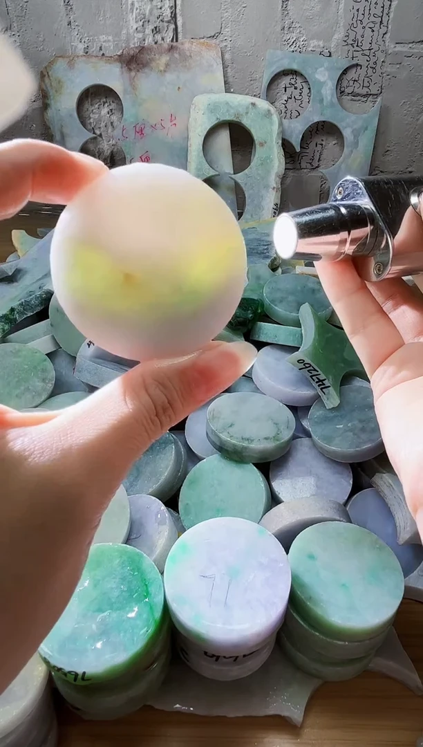 裸石翡翠天然翡翠A货391