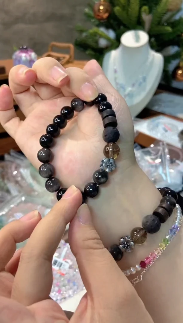 未镶嵌手串水晶孤品捡漏均匀瑕疵介意勿拍