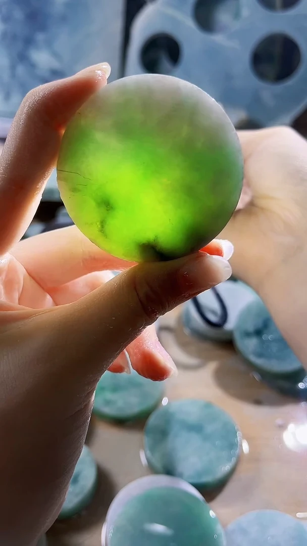 翡翠裸石缅甸翡翠A货晴6626