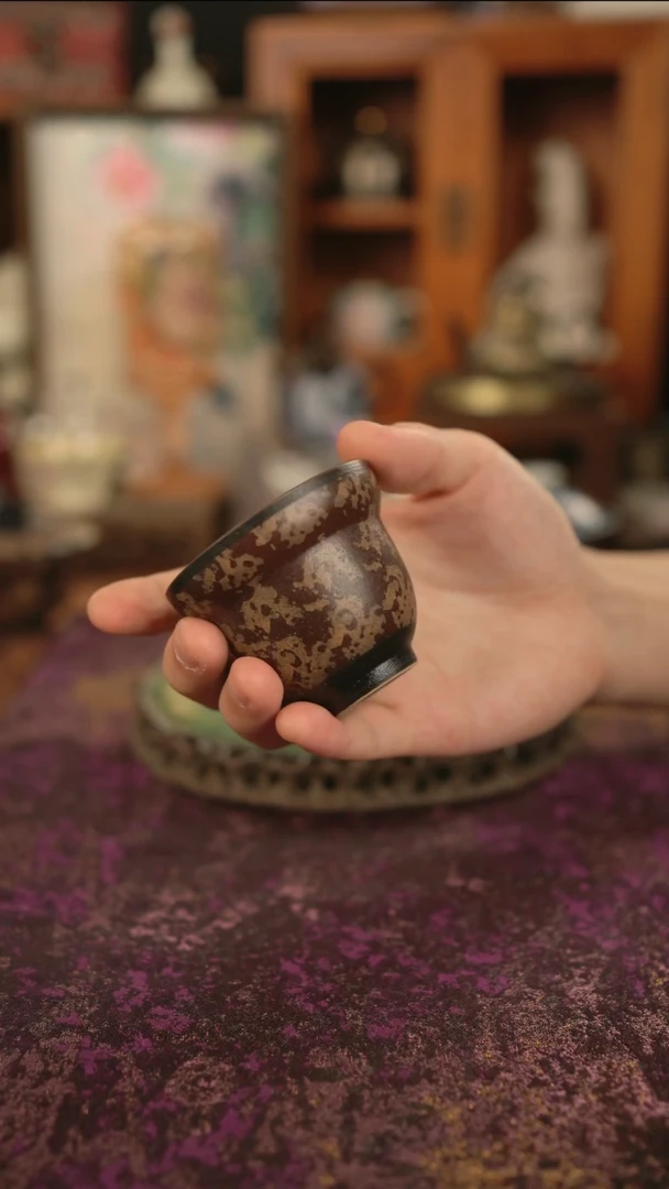 摩吉陶陶闪拍链接 皮革釉葫芦杯