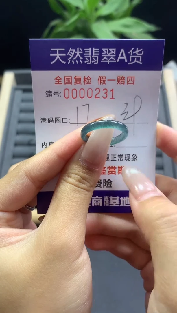未镶嵌戒指翡翠天然  231