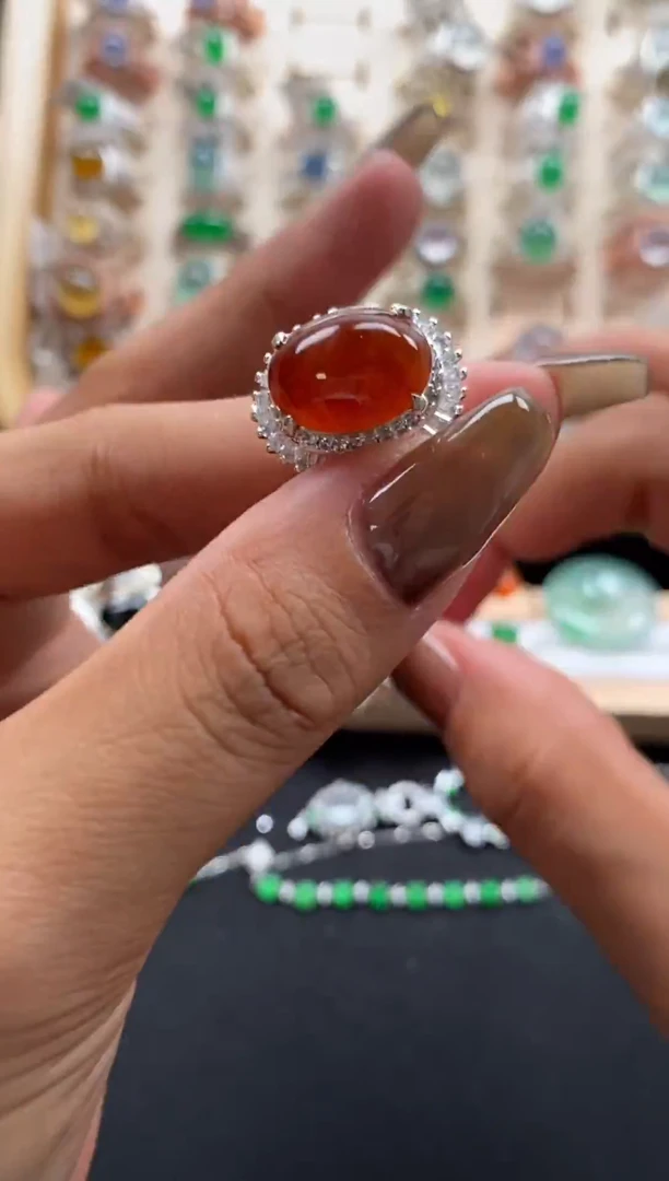 未镶嵌翡翠耳饰缅甸天然a货翡翠