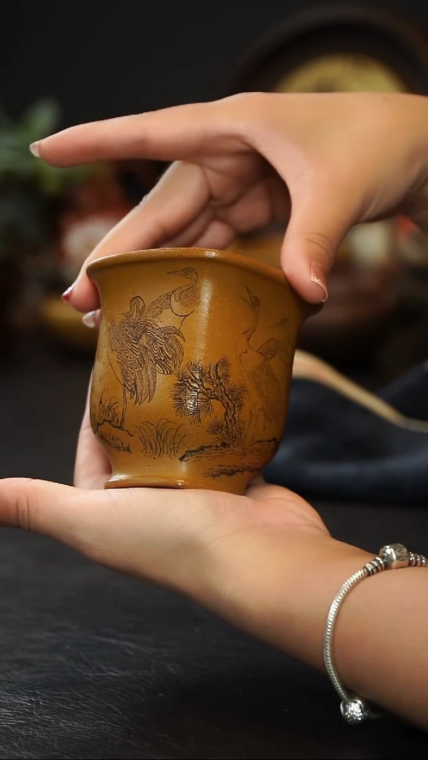 茶杯紫砂宜兴紫砂主人杯