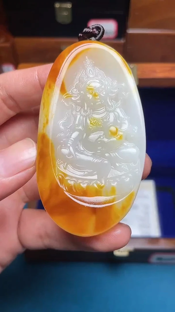 和田玉未镶嵌挂件和田玉