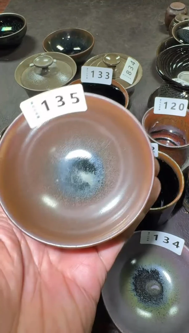 茶盏釜****）建窑建盏主人杯135