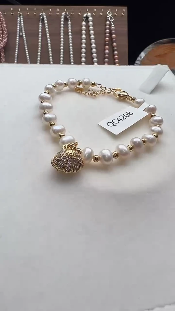 钛钢手绳淡水珍珠永丽严选