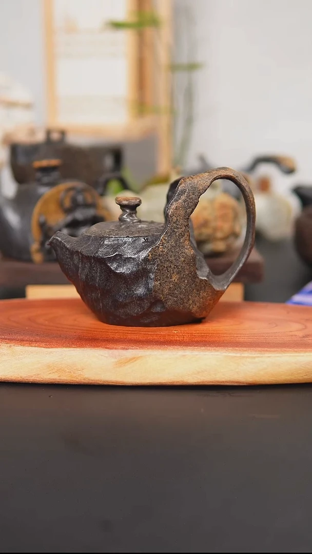 涛*提梁壶原皮随行壶