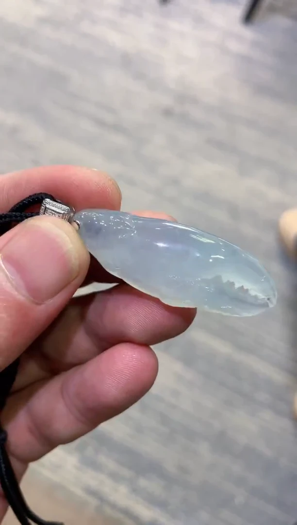 颈饰未镶嵌翡翠天然A货翡翠