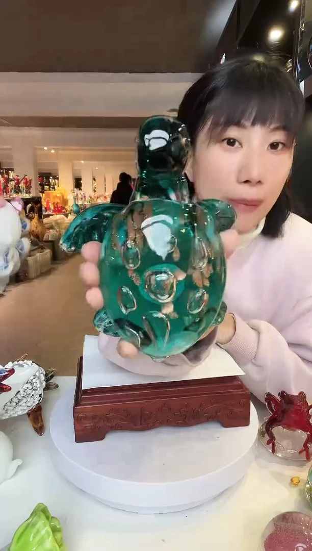 【闪购商品】茶盏琉璃摆件家居摆件