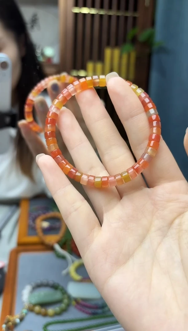 未镶嵌手串南红玛瑙南红直切手串TX