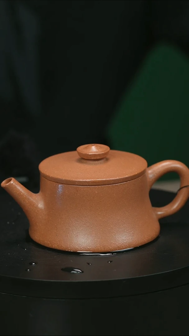 茶壶紫砂恋**风H1695范菊芳光素云柱
