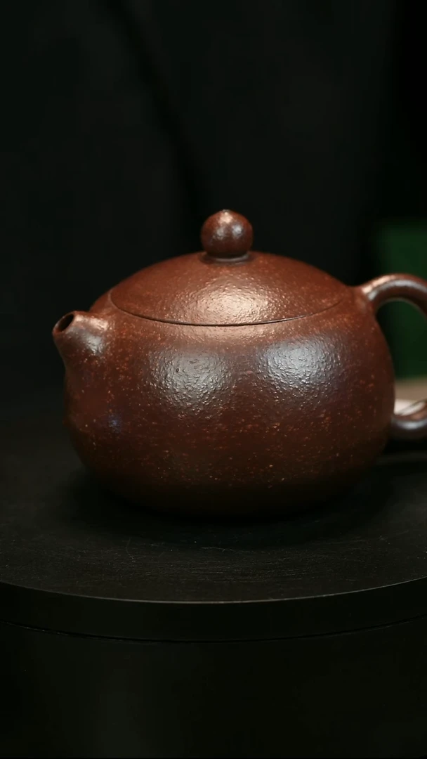 茶壶紫砂小*H2035陆建平紫泥粗砂光素西施