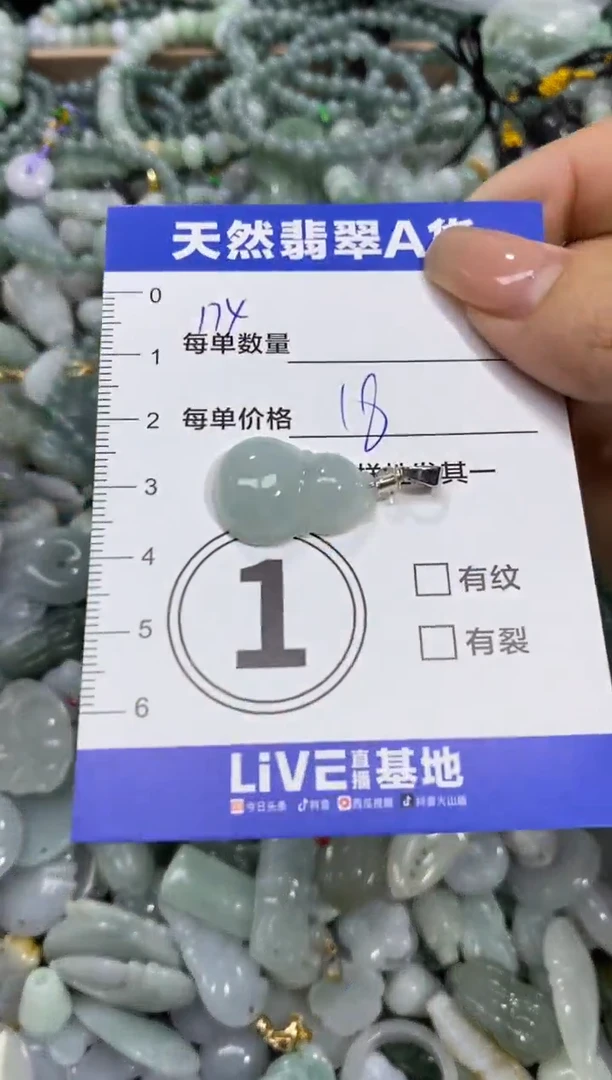 颈饰未镶嵌翡翠天然翡翠A货批量多样性发一件