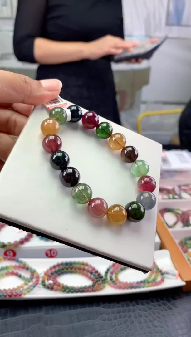未镶嵌手串碧玺 多样性发一条