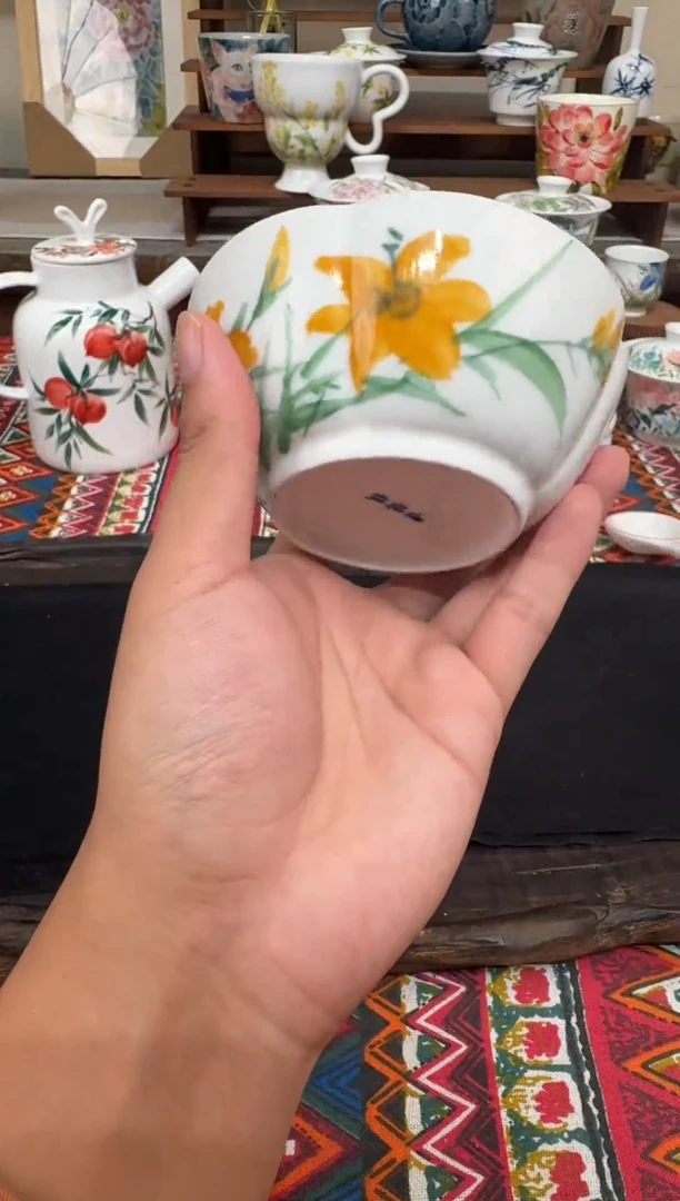 瓷片陶瓷景德镇高温陶瓷福利开炸