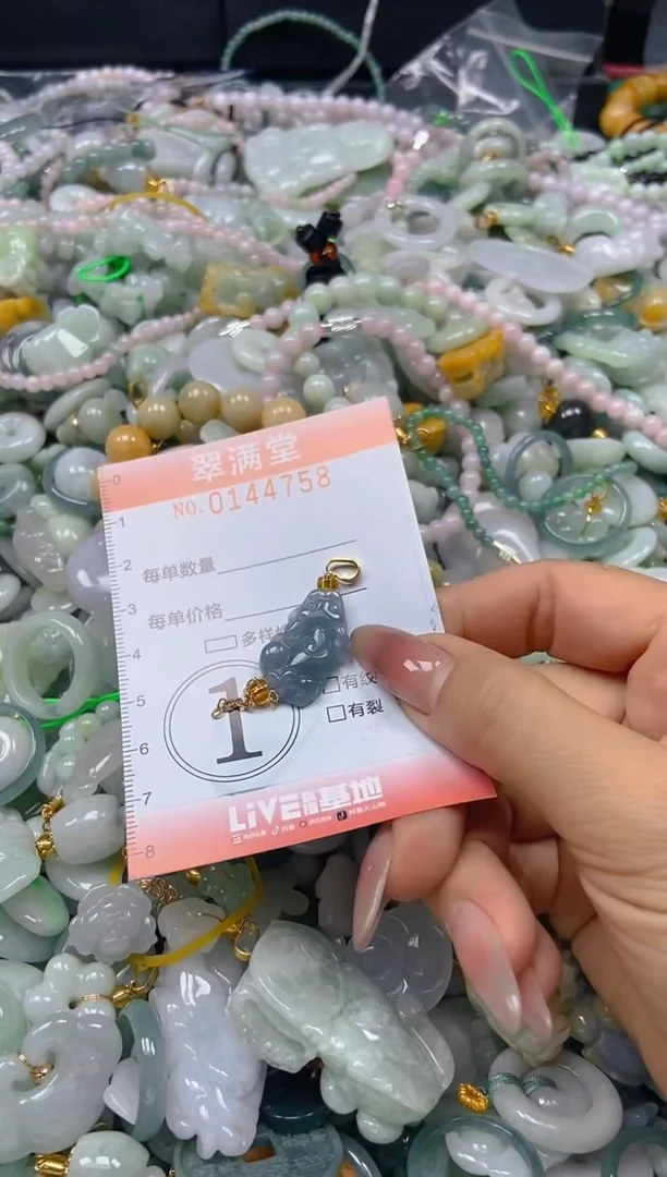 翡翠未镶嵌颈饰闪购0144758