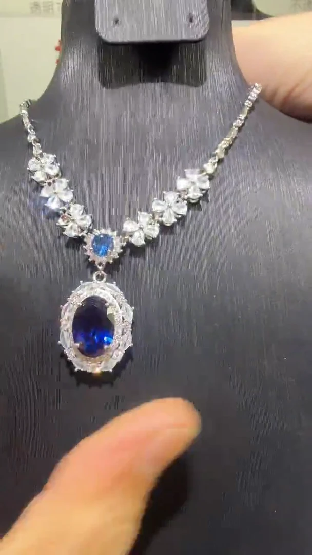 戒指蓝宝石18K金镶嵌1