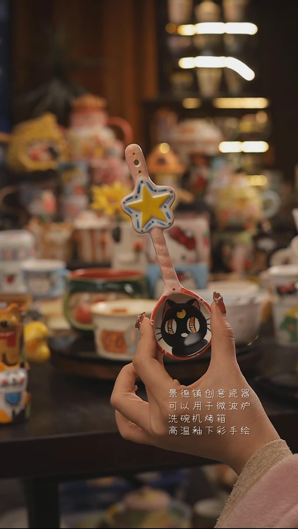 景德镇釉下彩绘设计师款式陶瓷