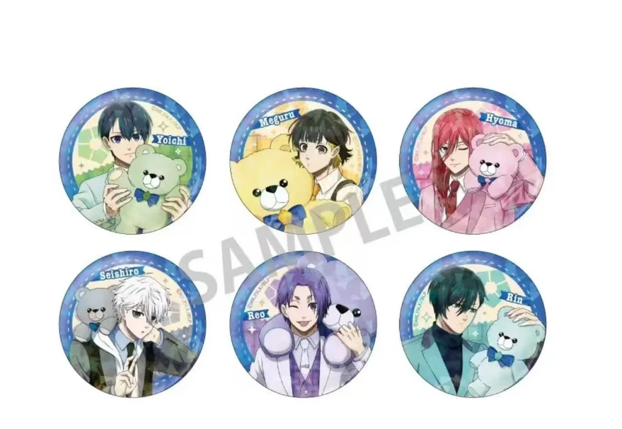 【日谷】蓝色监狱 泰迪熊吧唧盲盒 默认代拆