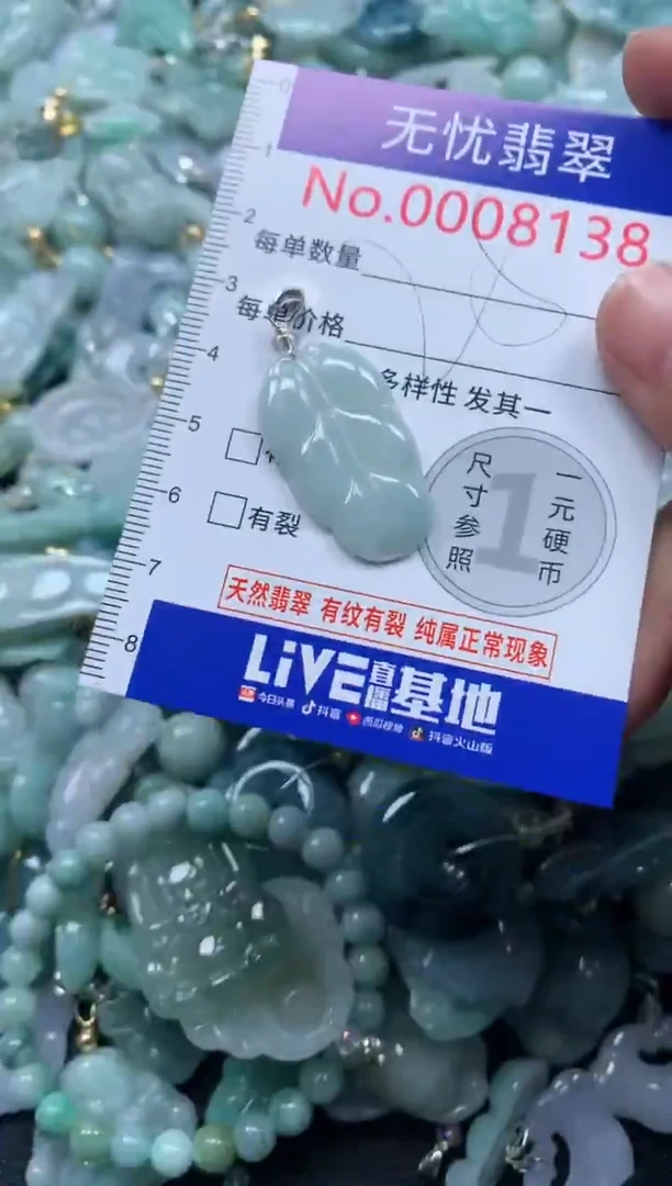 颈饰未镶嵌翡翠8138