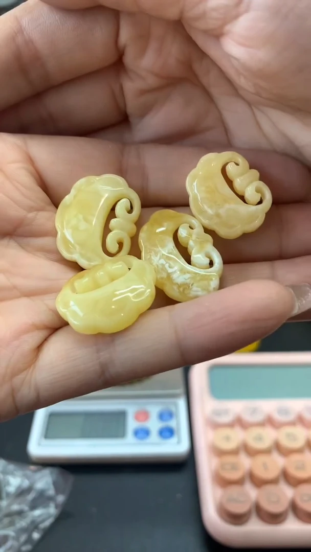 【闪购商品】琥珀珠宝奇石未镶嵌663多样性发其一微瑕
