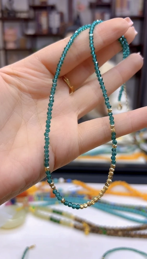 【闪购商品】绿柱石项链未镶嵌XQ07