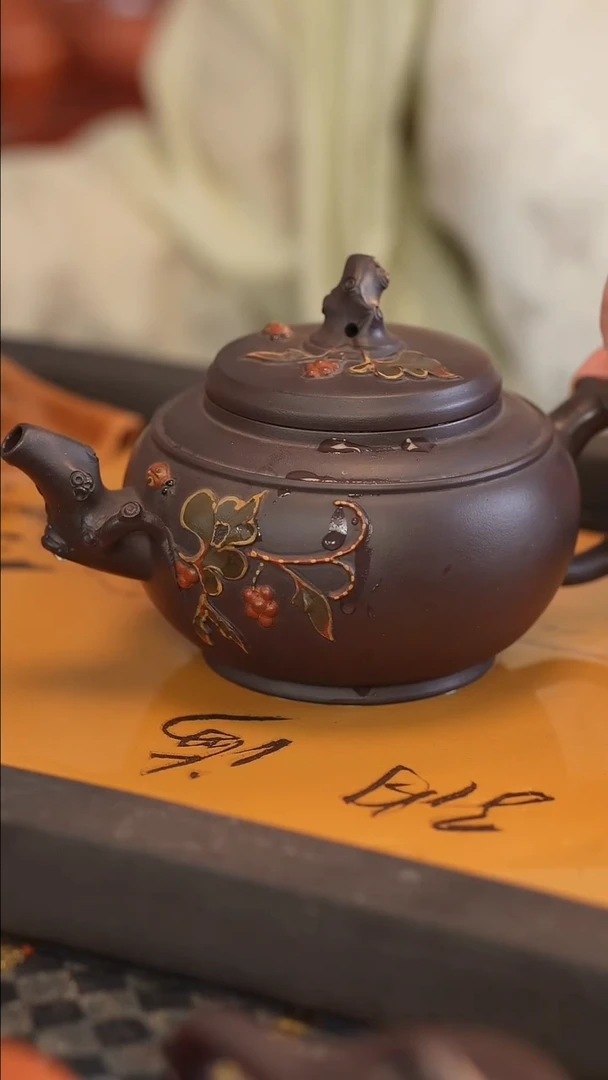 茶壶紫砂原矿手工制作550cc